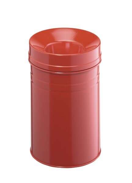 Kosz Na Śmieci Safe+ 15 Litrowy Okrągły Cerwony /Durable 332503