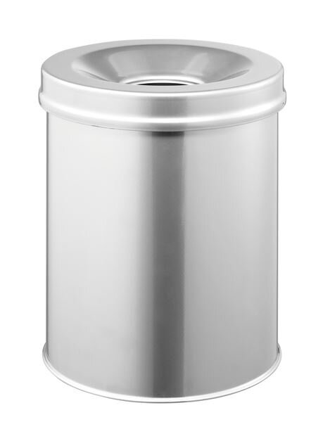 Kosz Na Śmieci Safe 15 Litrowy Okrągły Srebrny /Durable 330523