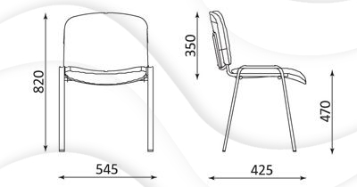 Krzesło Nowy Styl ISO Black C-14