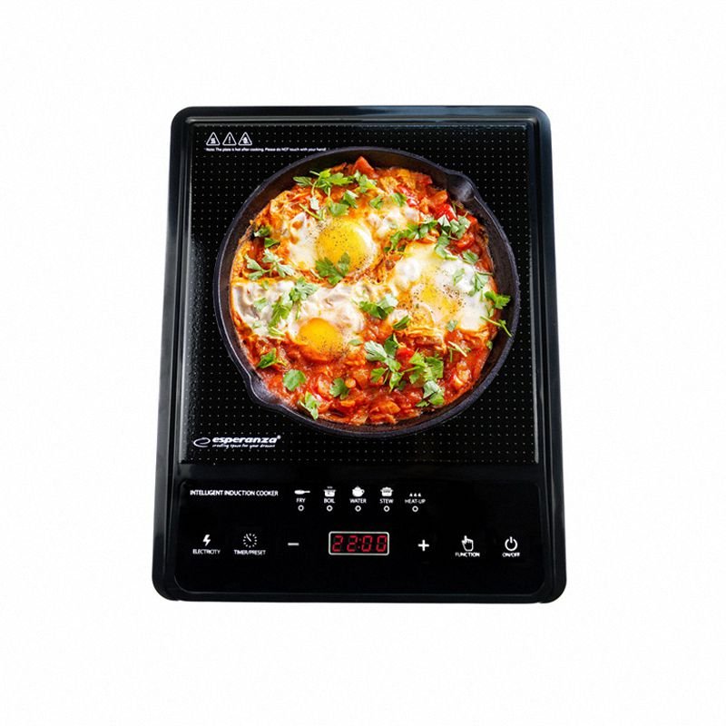 Kuchenka Indukcyjna 2000W Jednopalnikowa Krakatau Esperanza ABIBO