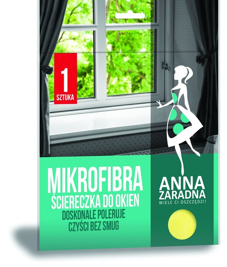 Mikrofibra Ściereczka Do Okien /Anna Zaradna