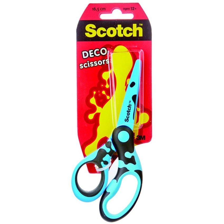 Nożyczki Dla Dzieci Scotch (Deco) 13Cm Ergonomiczne Blister Mix Kolorów