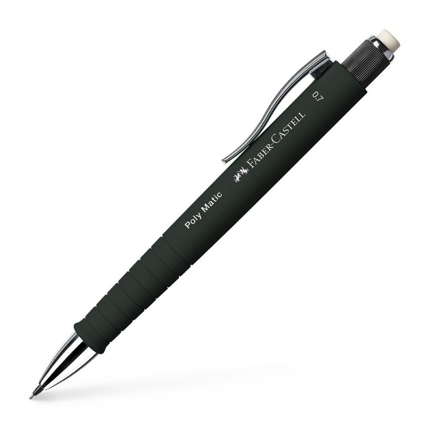 Ołówek Automatyczny Poly Matic 0,7mm Czarny Faber-Castell