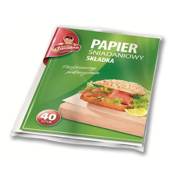 Papier Śniadaniowy 40szt. Składka / Anna Zaradna