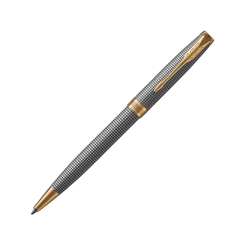 Parker Długopis Slim Sonnet Premium Chiselled Srebrny GT BP [1931493]