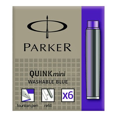 Parker Naboje Quink Mini 6szt. Fioletowe [1950410]