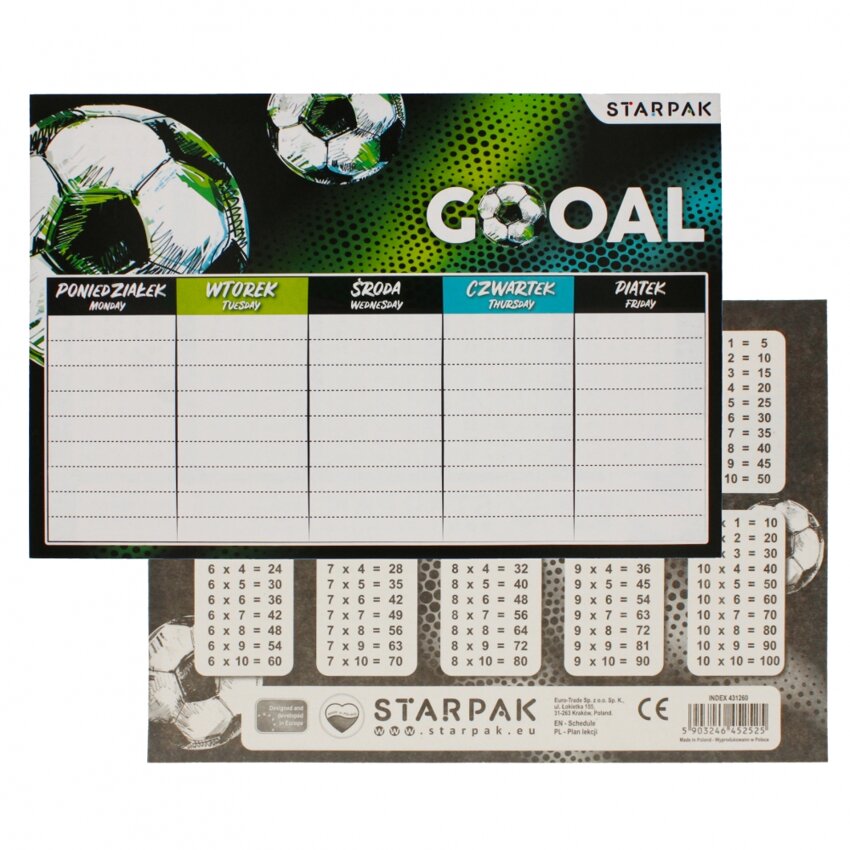 Plan Lekcji [431260] Football /Starpak