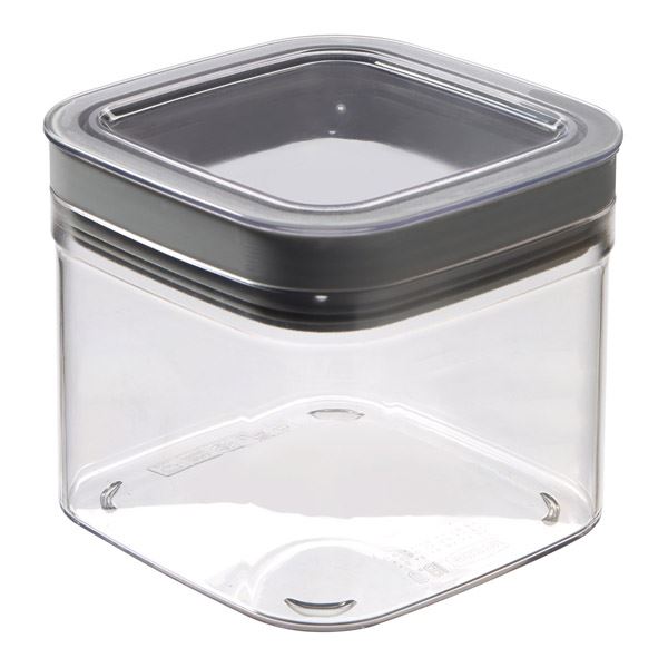 Pojemnik Na Artykuły Sypkie Dry Cube 0,8L Ciemnyszary Transparentny / Curver 234004