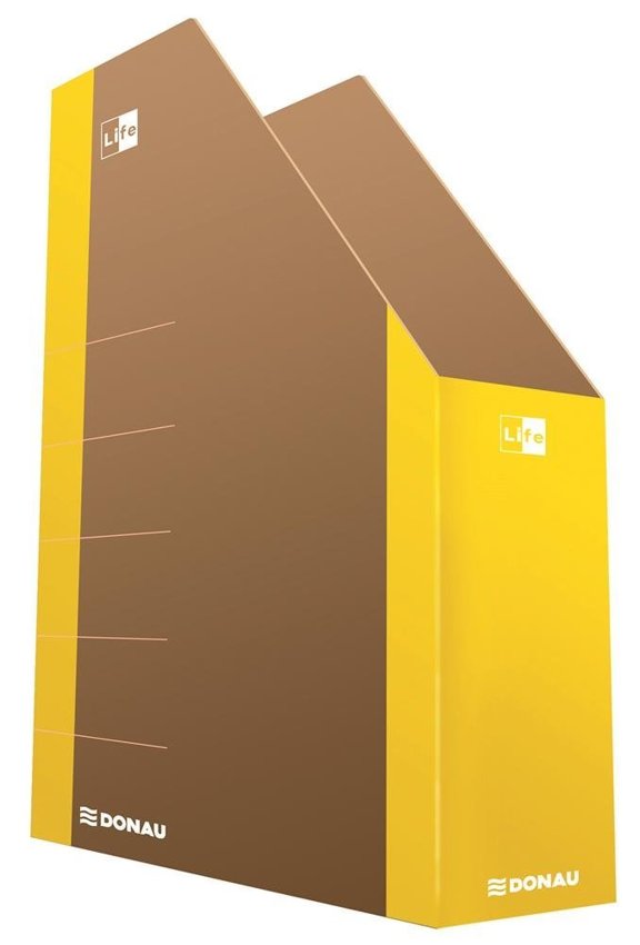 Pojemnik Na Dokumenty Donau Life Karton A4 Żółty