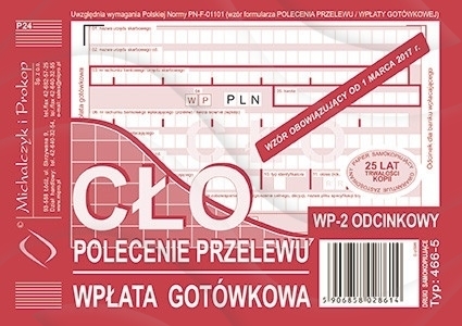 Polecenie Przel. Cło A6 (2-odc.) 466-5 /MiP