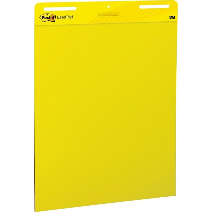 Samoprzylepne Arkusze Konferencyjne Post-It Super Sticky Na Flipchart 635X762Cm Do Kluczowych Wniosków 3X25 Kart. Żółte