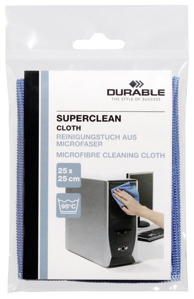 Ściereczka z Mikrofibry SuperClean Cloth 250x250mm /Durable 579506 [WYPRZEDAŻ]