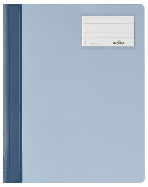 Skoroszyt A4+ PVC Opaque Nieprzezroczysty 200 Kartek Niebieski /Durable 250006