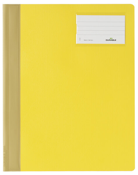 Skoroszyt A4+ PVC Opaque Nieprzezroczysty 200 Kartek Żółty /Durable 250004
