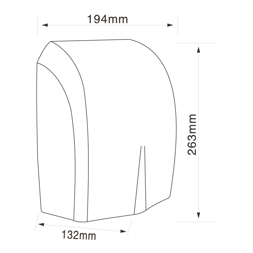 Suszarka do rąk 1500 W MISTRAL PRO / Faneco