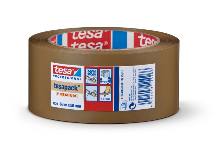 Taśma Tesapack Pvc 66M X 50Mm Brązowa