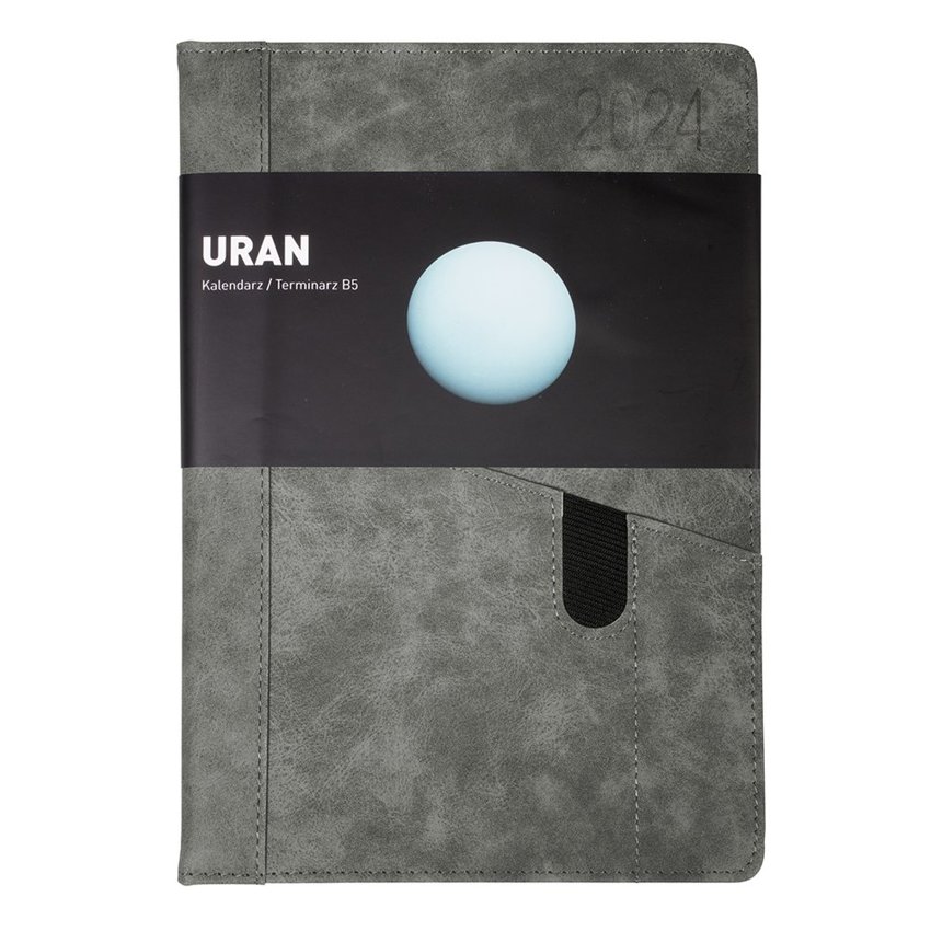 Terminarz O.Diary B5 Uran 2023 Czarny / Opus