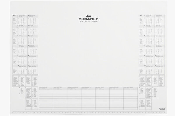 Wkład Kalendarz i Notatnik (Zapas) Do Podkładki Na Biurko (7291) /Durable 729202