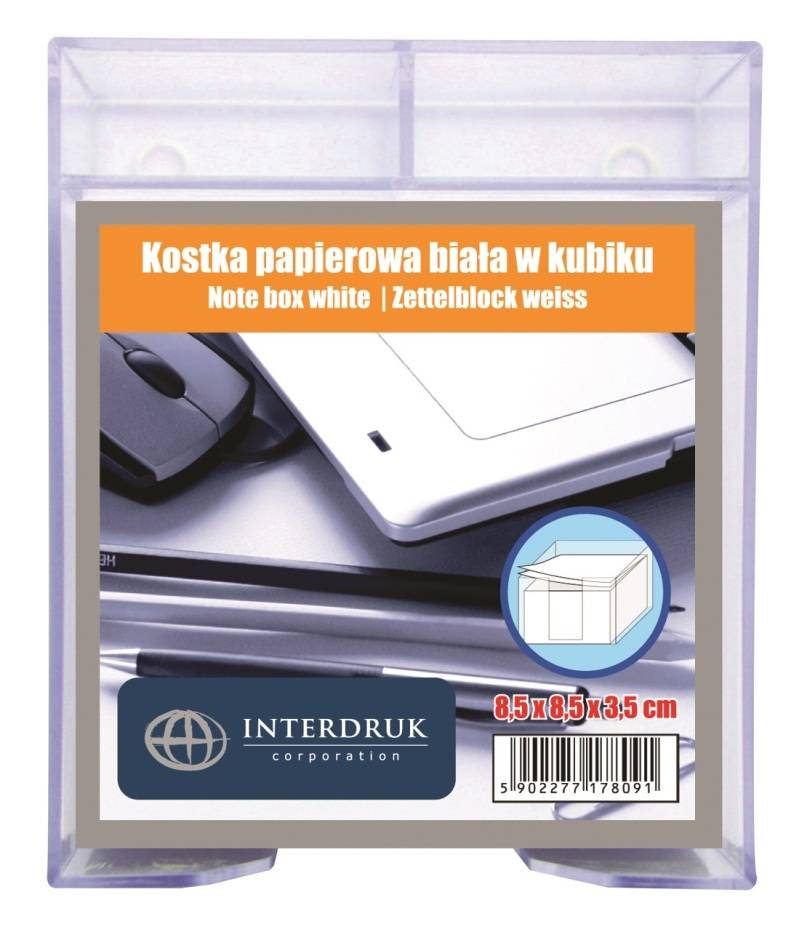 Wkład Kostka w Kubiku 85x85x35 Biała /Interdruk