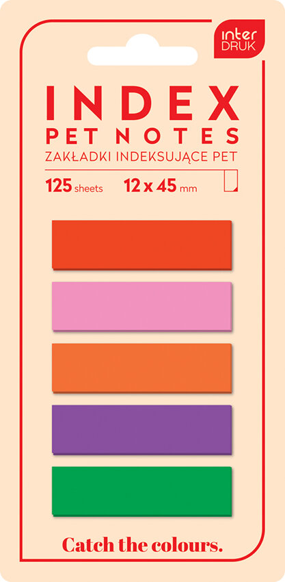 Zakładki indeks. Pet Catch The Colour /Interdruk