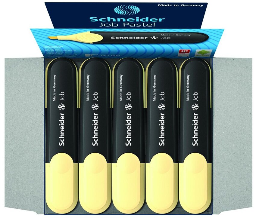 Zakreślacz Schneider Job Pastel 1-5mm Waniliowy