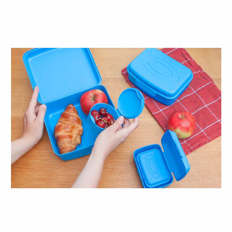 Zestaw 5 Pojemników Na Żywność Foodie Lunch Box Różowy / Mintra