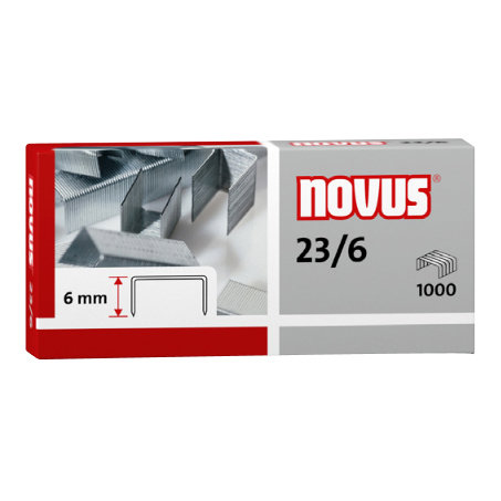 Zszywki Novus 23/6 1000szt. 042-0039