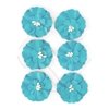 Kwiaty Samoprzylepne Papierowe Cynia (252008) A'6 Niebieski /Argo