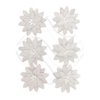 Kwiaty Samoprzylepne Papierowe Dalia (252011) A'6 Biały /Argo