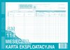 Miesięczna Karta Eksploatacyjna Sm/114 - Sam. Cięż. A4 Offset 803-1 /MiP