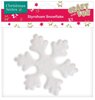Ozdoba Boże Narodzenie styropianowy płatek śniegu 140mm  /Craft With Fun 384014