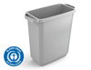 Pojemnik prostokątny na odpady 60 litr. ECO Szary / Durable