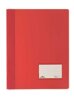 Skoroszyt A4+ PVC Transparentny Kieszeń Opis Czerwony /Durable 268003