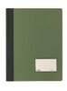 Skoroszyt A4+ PVC Transparentny Kieszeń Opis Zielony /Durable 268005